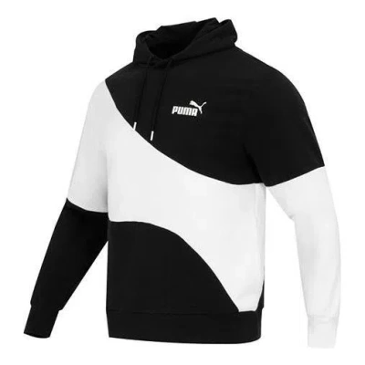 Puma Power Cat Hoodie 'black' In Multi