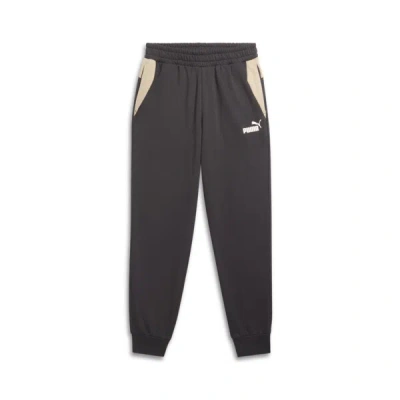 Puma Power Men's Colorblock Pants In Black