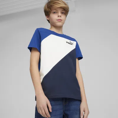 Puma Kids' Power T-shirt Youth In Blue