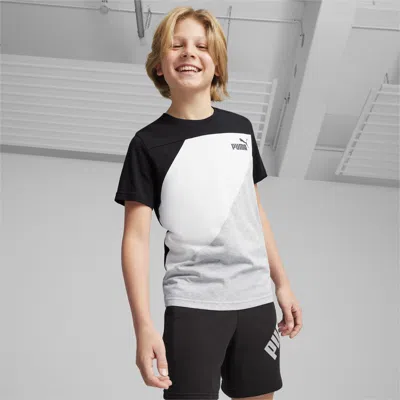 Puma Kids' Power T-shirt Youth In Blue