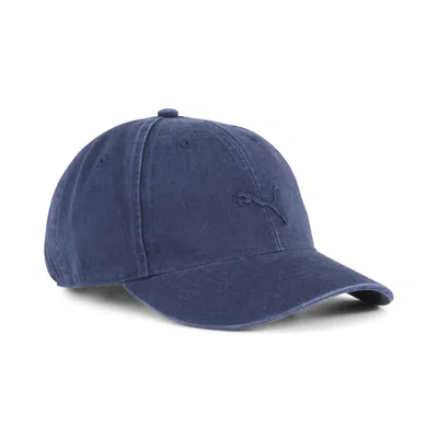 Puma Premium Ess Classic Baseball Cap In Blue