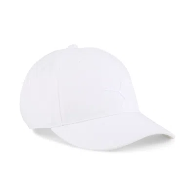 Puma Premium Ess Classic Baseball Cap In White
