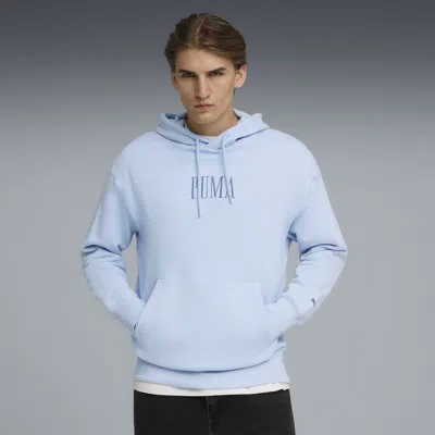 Puma Premium Essentials Graphic Hoodie Unisex In Brown