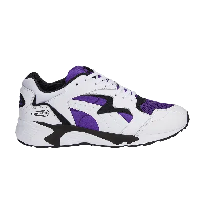 Pre-owned Puma Prevail 'royal Purple' In White