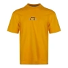 Puma Printed Short Sleeve Tee Men Gold In Yellow