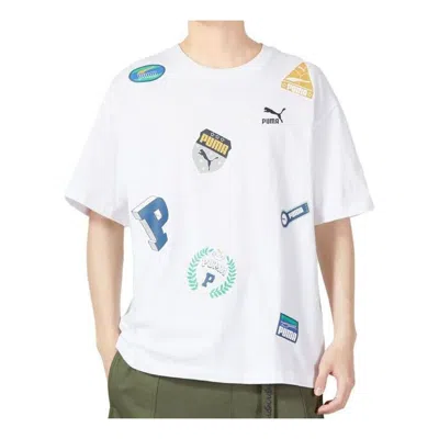 Puma Printed T-shirt 'white'