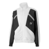 Puma Printing Contrasting Colors Casual Sports Jacket White In Multi