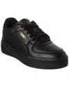Puma Pro Classic Leather Sneaker In Black