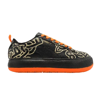 Pre-owned Puma Pronounce X Wmns Suede Mayu 'black Orange'