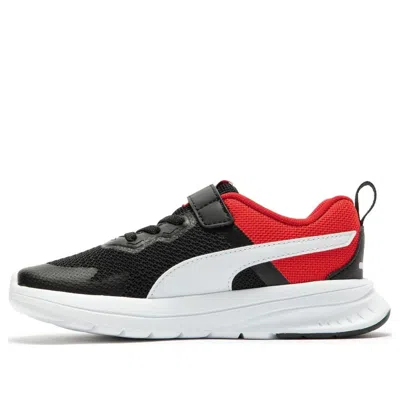 Puma (ps)  Evolve Run Mesh Alternative Closure 'black Red' In Multi
