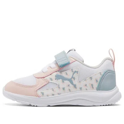 Puma (ps)  Fun Racer Roar White/blue/pink