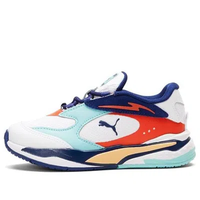 Puma (ps)  Rs-fast Courtside 'white Angel Blue' In Multi