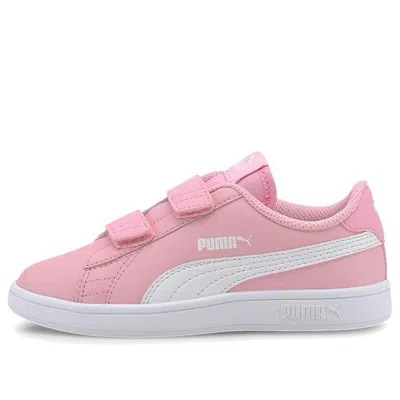 Puma (ps)  Smash V2 Sneakers Pink/white In Multi