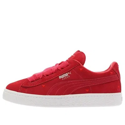 Puma (ps)  Suede Heart Ps Sneakers Red