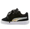 Puma (ps)  Suede Heart Trailblazer In Black