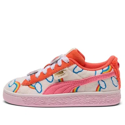 Puma (ps)  X Care Bears X Sesame Street Basket 'frosted Ivory' In Multi