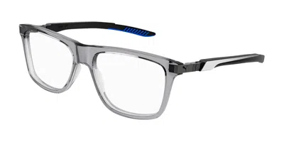 Puma Pu0379o Men's Glasses, Clear, Size 56 In Gray