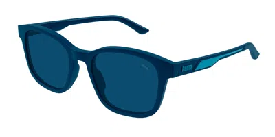 Puma Pu0385s 002 Men's Sunglasses Blue Size 52