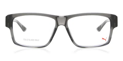 Puma Pu0408o Men's Glasses, Clear, Size 57 In Gray