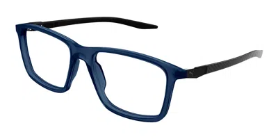 Puma Pu0419o Men's Glasses, Blue, Size 55