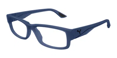 Puma Pu0440o Men's Glasses, Blue, Size 57