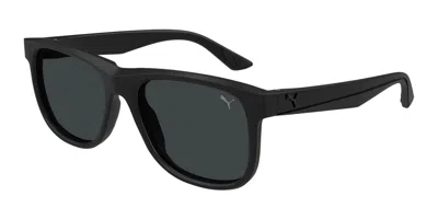 Puma Pu0442s 001 Men's Sunglasses Black Size 57