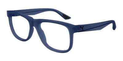 Puma Pu0443o Men's Glasses, Blue, Size 56