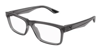 Puma Pu0444o Men's Glasses, Clear, Size 56 In Gray