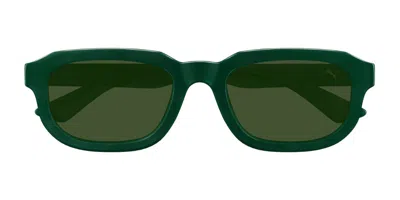 Puma Pu0463s 003 Men's Sunglasses Green Size 52