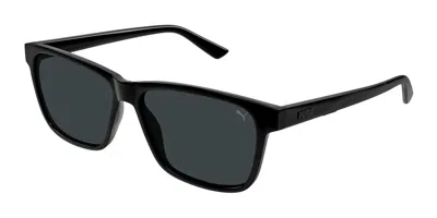 Puma Pu0467s 001 Men's Sunglasses Black Size 57