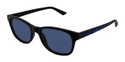 Puma Pu0468s 002 Men's Sunglasses Black Size 55