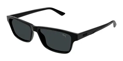 Puma Pu0469s 001 Men's Sunglasses Black Size 57