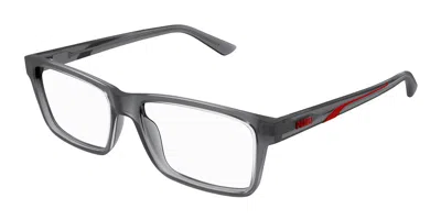 Puma Pu0471o 004 Men's Glasses Grey Size 55 - Free Lenses - Blue Light Block Available In Gray