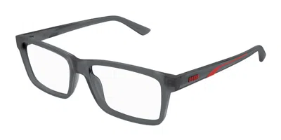 Puma Pu0471o Men's Glasses, Grey, Size 58 In Gray