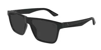 Puma Pu0484s 001 Men's Sunglasses Black Size 57