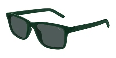 Puma Pu0493s 006 Men's Sunglasses Green Size 55