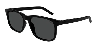 Puma Pu0494s 001 Men's Sunglasses Black Size 57