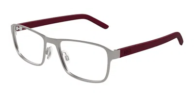 Puma Pu0498o Men's Glasses, Gunmetal, Size 56 In Metallic