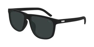 Puma Pu0499sa Asian Fit 001 Men's Sunglasses Black Size 58 - Free Rx Lenses  - Free Rx Lenses