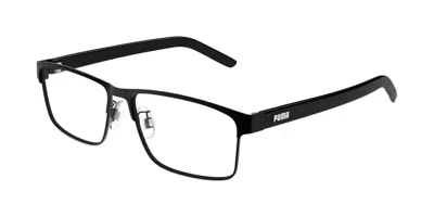 Puma Pu0504oa Vestibilità Orientale 001 Occhiali Da Vista Neri Per Uomo (solo Montatura) In Black