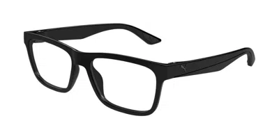 Puma Pu0509o 001 Occhiali Da Vista Neri Per Uomo (solo Montatura) In Black