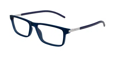 Puma Pu0510o 003 Men's Glasses Blue Size 56 - Free Lenses - Blue Light Block Available