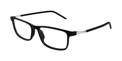 Puma Pu0513o 001 Occhiali Da Vista Neri Per Uomo (solo Montatura) In Black