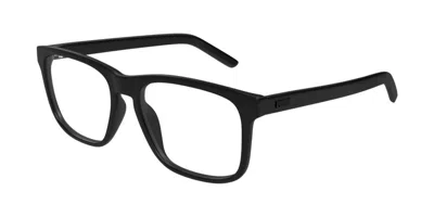 Puma Pu0517o 001 Occhiali Da Vista Neri Per Uomo (solo Montatura) In Black