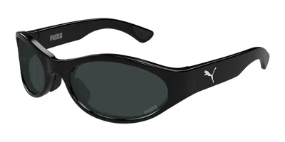 Puma Pu0520s 001 Men's Sunglasses Black Size 61 - Free Rx Lenses  - Free Rx Lenses