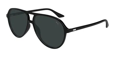 Puma Pu0523s 001 Men's Sunglasses Black Size 58 - Free Rx Lenses  - Free Rx Lenses