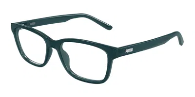 Puma Pu0529o 004 Men's Glasses Blue Size 55 - Free Lenses - Blue Light Block Available