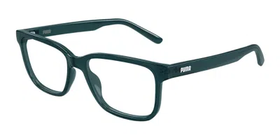 Puma Pu0530o 004 Men's Glasses Blue Size 55 - Free Lenses - Blue Light Block Available