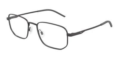 Puma Pu0532o 003 Men's Glasses Gunmetal Size 55 - Free Lenses - Blue Light Block Available In Gray