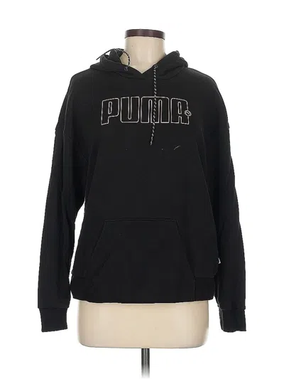 Pre-owned Puma Pullover Hoodie In Black